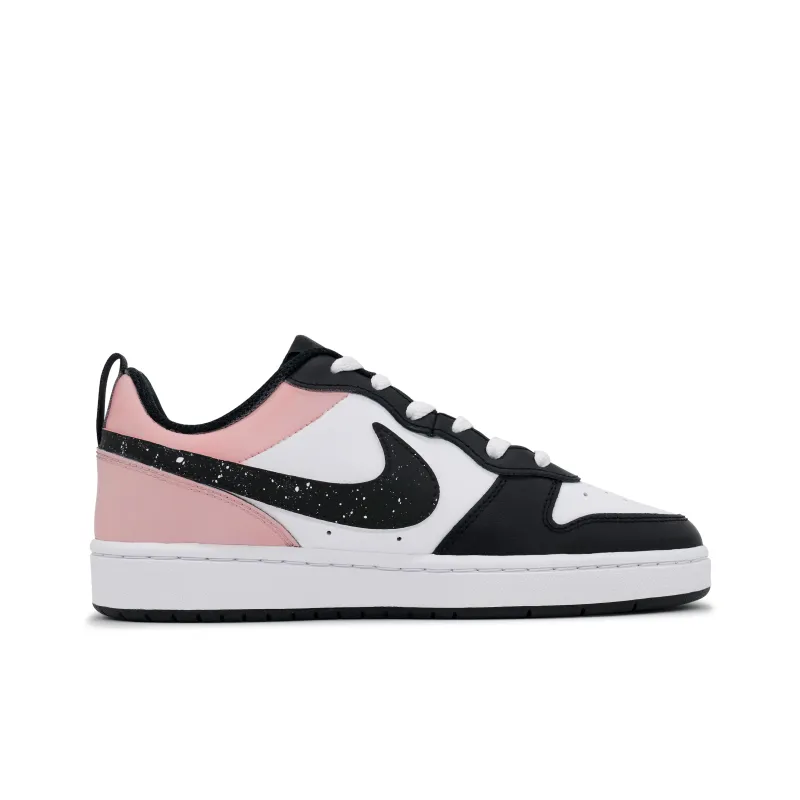 Nike Court Borough Non slip Lightweight Low Top Skateboard Shoes Women's Pink-1