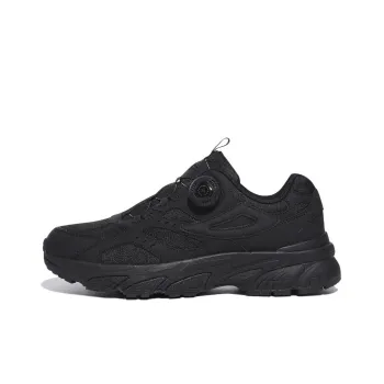 FILA Rayunite Anti Slip Wear Resistant Low Top Casual Shoes Unisex Black