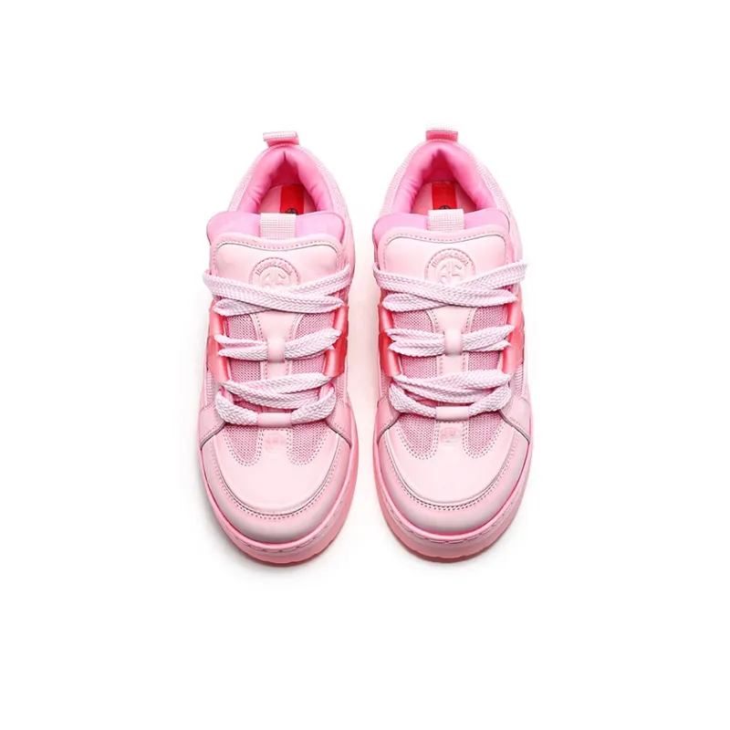 BLOCCO5 Washable Shoes Low Top Sports Casual Shoes Women's Pink-3
