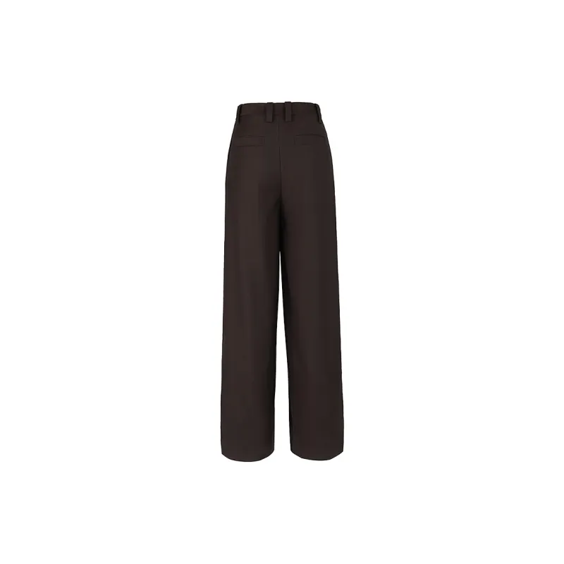 455EMBLE Casual Pants Unisex Coffee-1
