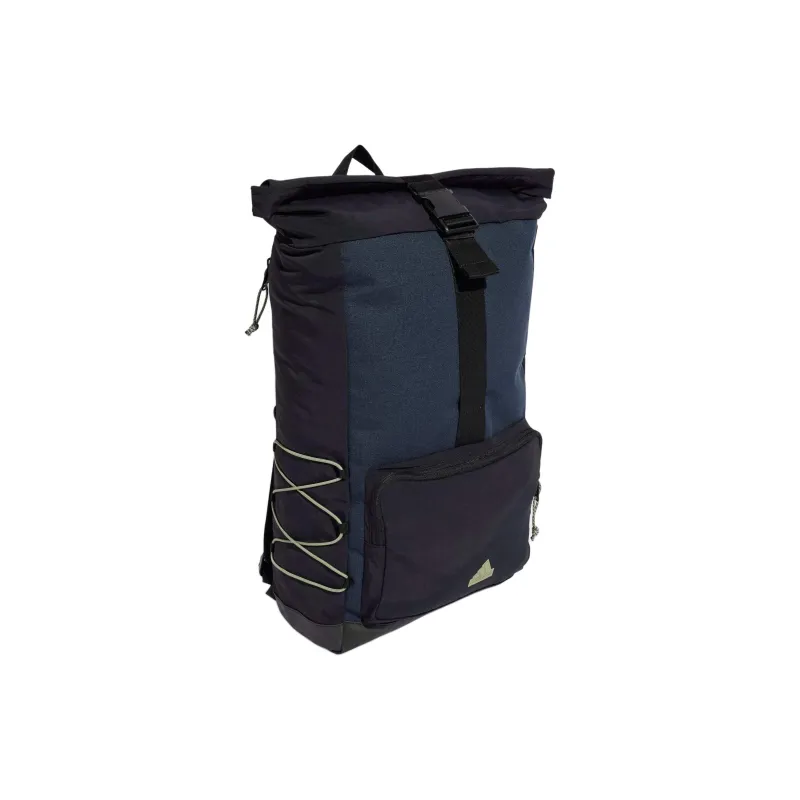 Adidas Recycled Nylon Backpack Regular Unisex Black & Aurora Ink & Tent Green-1