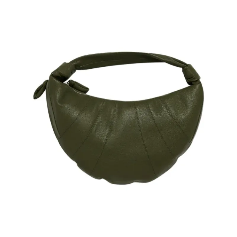 Lemaire Leather Croissant Bag Croissant Bag Croissant Bag Handbag Women's Green-0
