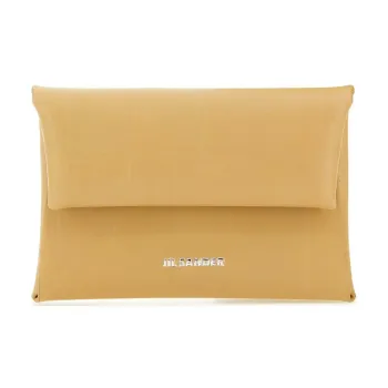 JIL SANDER Leather Wallet Women's Yellow