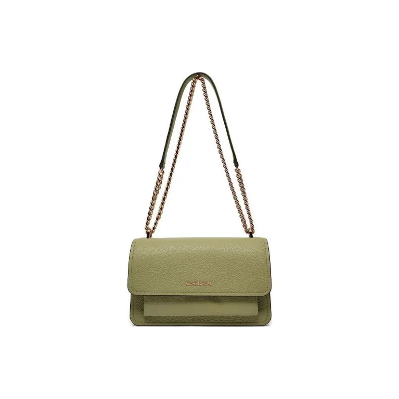 MICHAEL KORS Leather Crossbody Bag Shoulder Bag Large Size Women's Fruit Green-2