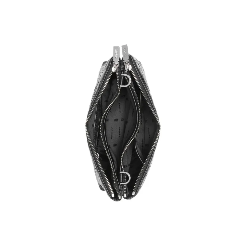 DKNY Polyurethane Shoulder Bag Crossbody Bag Women's Black-4