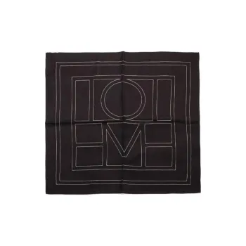 TOTEME Embroidered Monogram Scarf