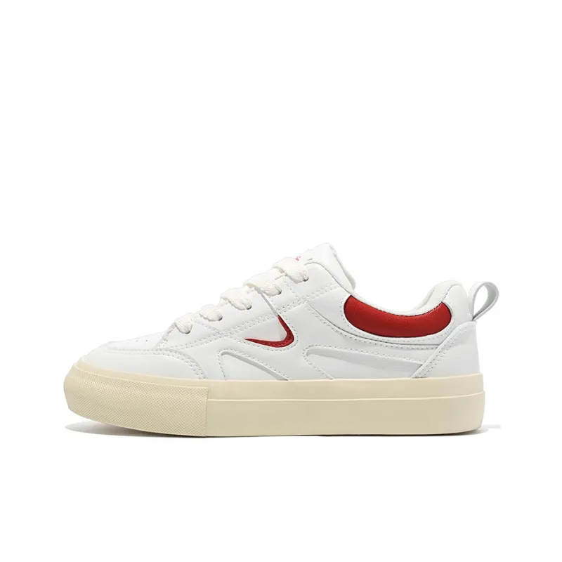 TUOPIN Cleanfit White Sneakers Lightweight And Breathable Low Top Skateboard Shoes Unisex-0