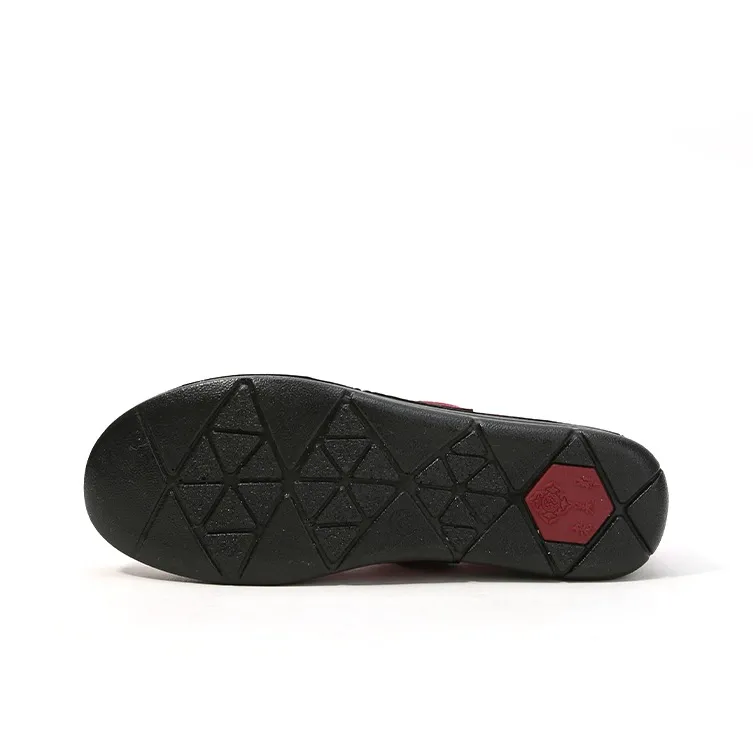 Old Meihua Casual Single Shoes Women's Red-4