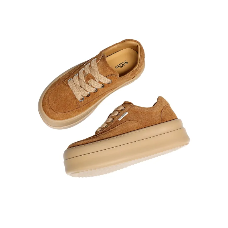 GOLDLION Height Increasing Low Top Casual Shoes Women's-3