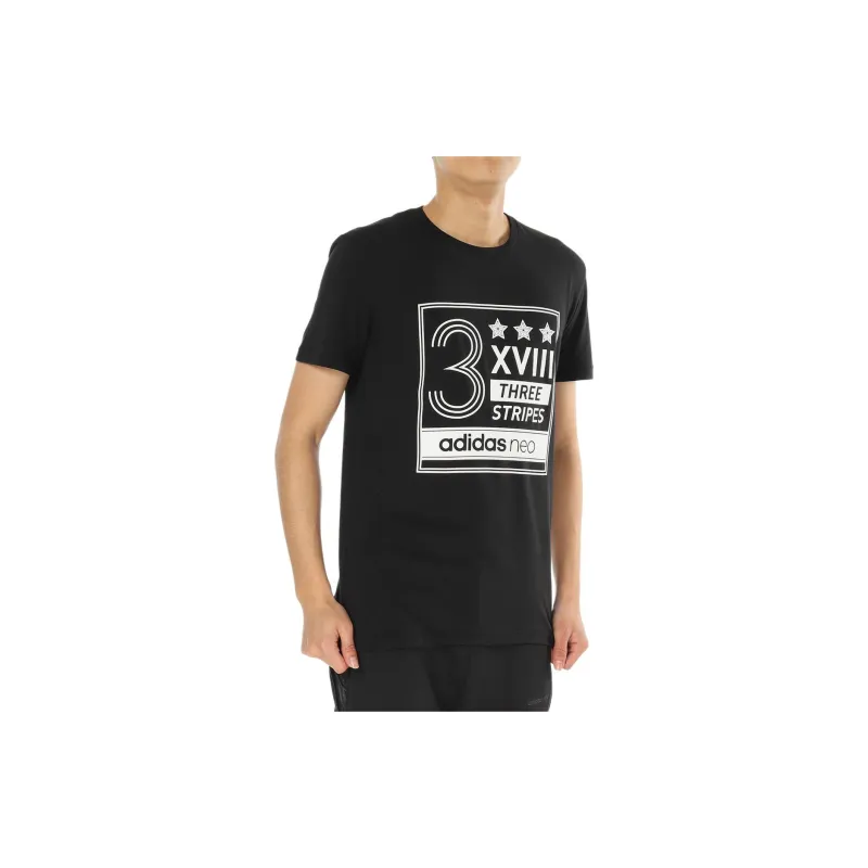 Adidas Neo M FAV WRLDCP T T Shirt Men's Black-2