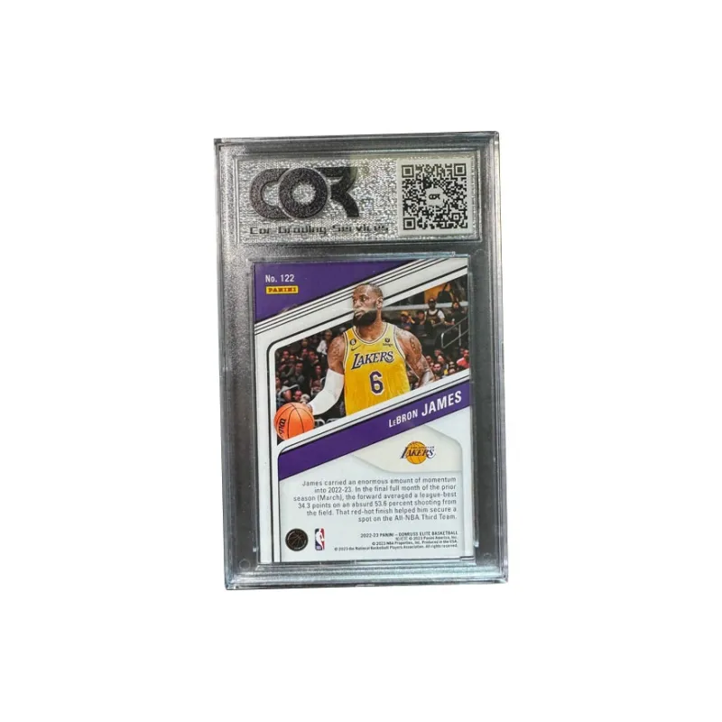 PANINI LeBron James Donruss 2022 23 Lakers COR9 Refringence Graded Cards 1 Pc-1