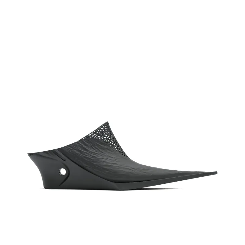 SCRY Closed Toe Slippers Women's Black-2