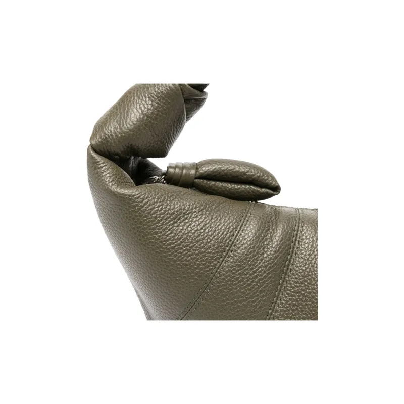 Lemaire Cow Leather Croissant Bag, Handbag, Shoulder Bag Mini Women's Olive Green-3