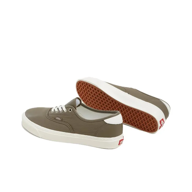 Vans AUTHENTIC LUX Anti-Slip Wear-Resistant Low-Top Skateboard Shoes Unisex Brown-3