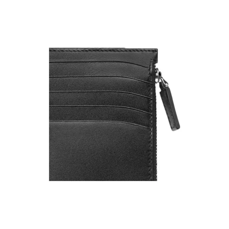 MONTBLANC Meisterstuck Cow Leather Card Holder Card Holder Men's Black-5