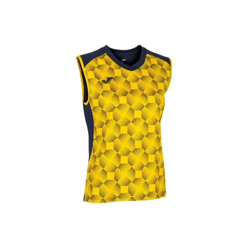 Joma T-Shirts Women's Marine Blue/Yellow