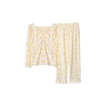 Pretty Lady Pajama Set Women's Apricot