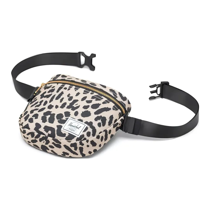 Herschel Recycled Material Sling Bag, One Shoulder, Crossbody, Fanny Pack Unisex Leopard Print-2