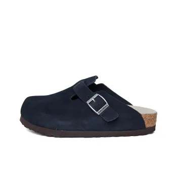 DAOWAI Cork Sole Antibacterial Massage Slip Resistant Abrasion Resistant Odor Resistant Wrap toe Slippers Men