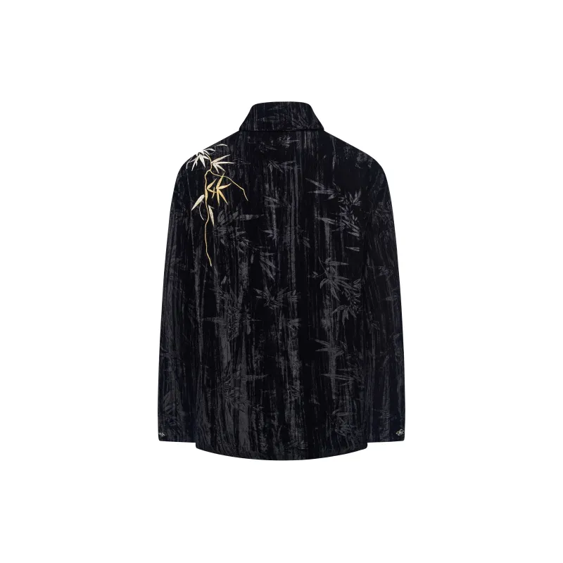 CNEW Subtle Texture Velour Coat Unisex-1