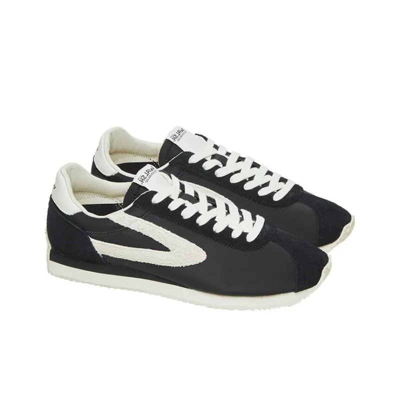 Norman Walsh Abrasion Resistant Low Top Running Shoes Unisex Black Beige-3