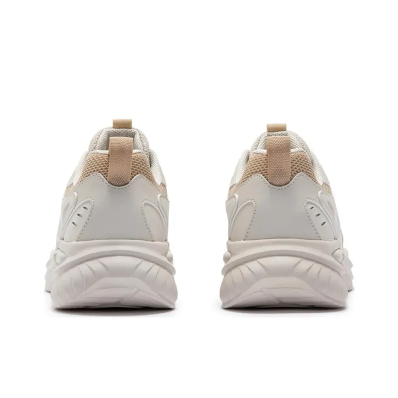 361° Wear resistant Non slip And Breathable Low Top Casual Shoes Men White Brown-3