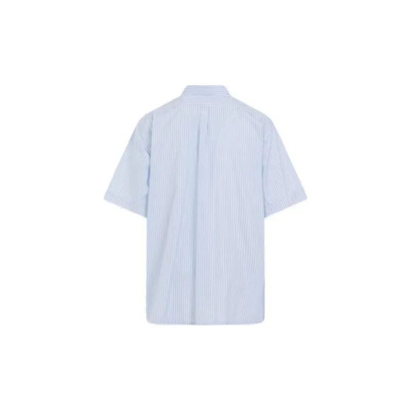 Givenchy Logo Embroidered Striped Shirt-1