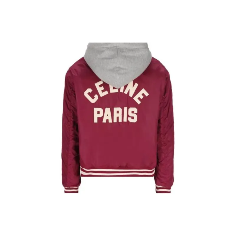 CELINE Oversized Hooded Teddy Jacket-2