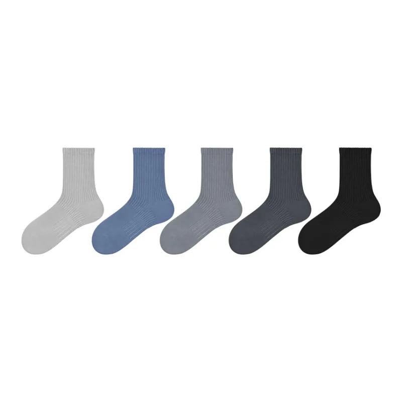 B&C.Room Mid Calf Socks Men 5 Pack-17