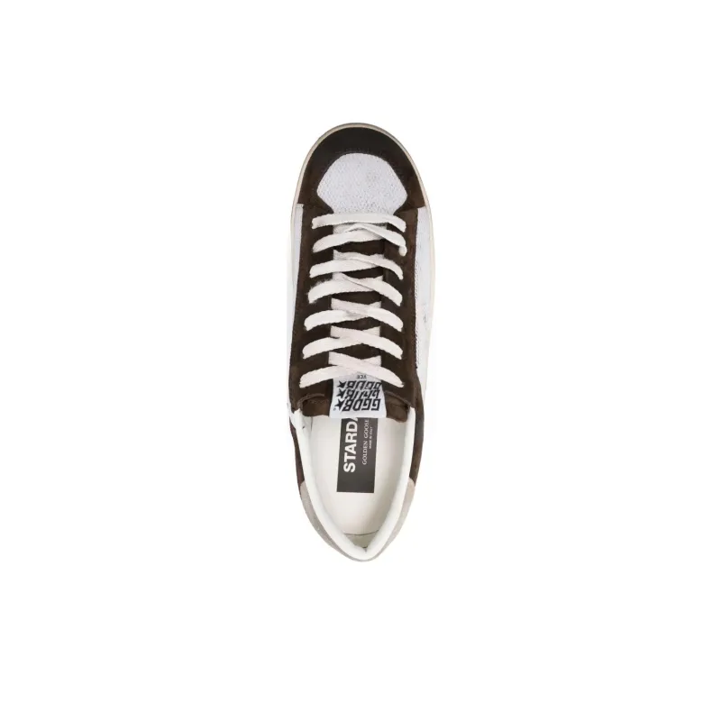 Golden Goose Stardan Low Top Skateboard Shoes Men's Brown-4