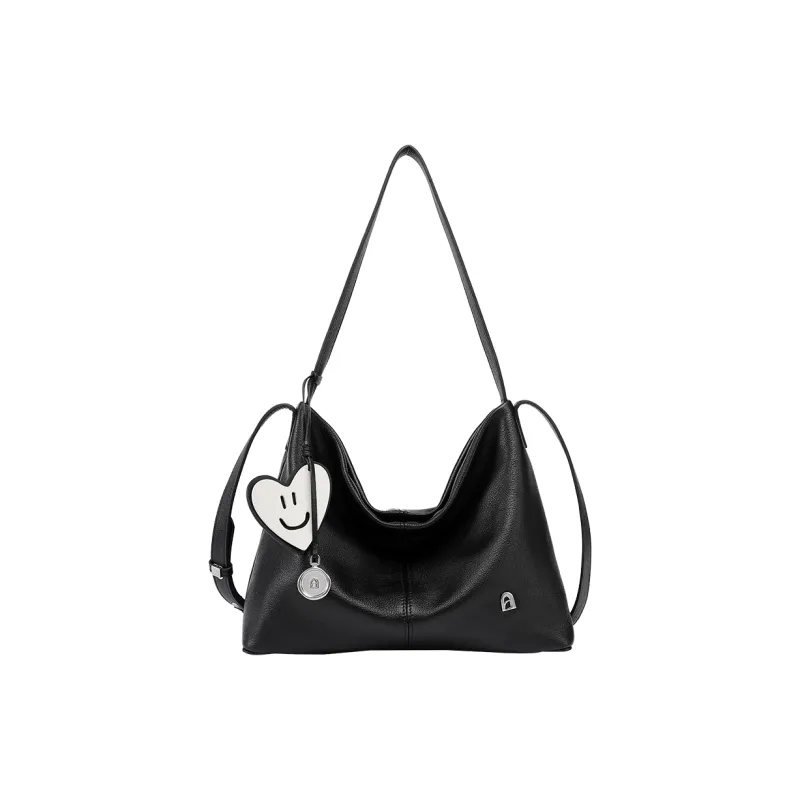 LA FESTIN Top Grain Cow Leather Tote One Shoulder Handbag Small Size Women's Multicolor-0