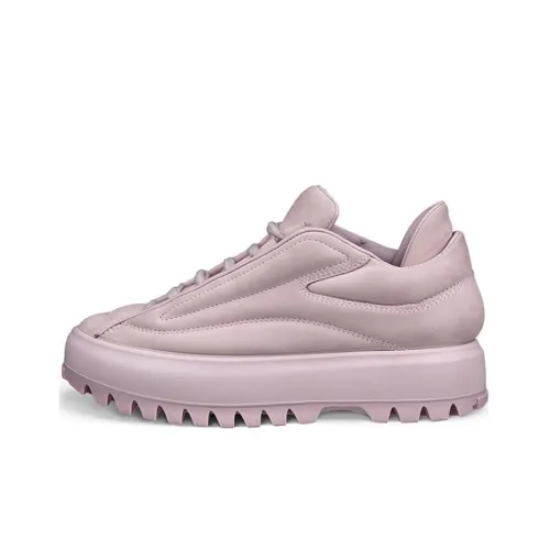 Ecco Anti Slip Wear Resistant Low Top Casual Shoes Women's Purple