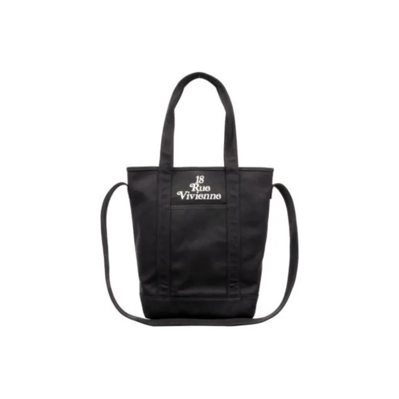 KENZO Canvas Blended Cotton One Shoulder Crossbody Canvas Bag Handbag Women's Black-5