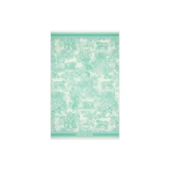 DIOR Cotton Knit Scarves Women's Green