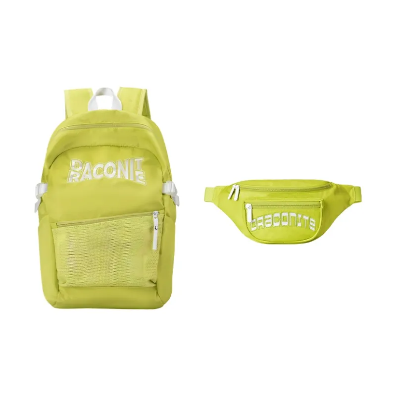 DRACONITE Polyester Students Backpack Regular Unisex Neon Green-5