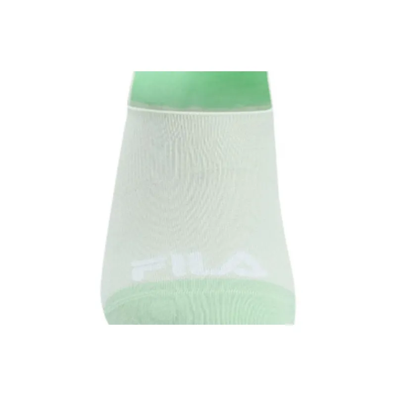 FILA Fitness Series No Show Socks Women's 1 Pack Crayon Green-1