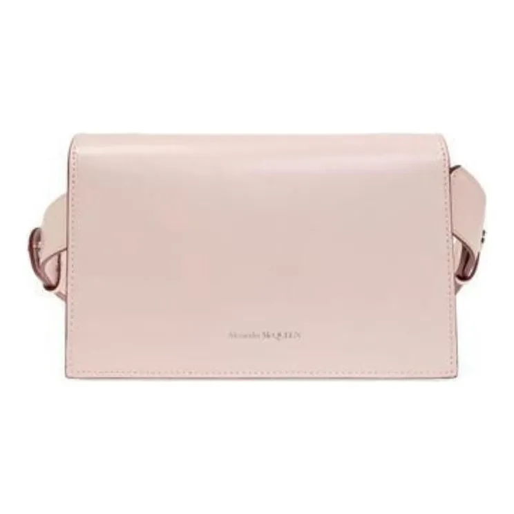 Alexander McQueen Skull Calfskin Handbag Shoulder Bag Small Size Women's Pink-4