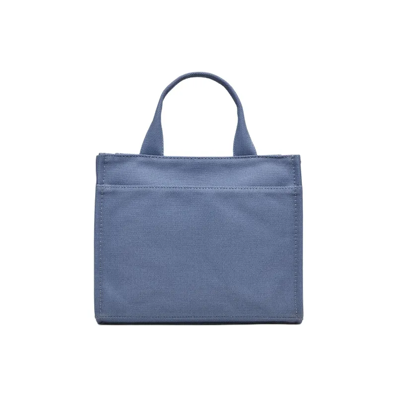 DKNY 100% Cotton Tote Bag Shopping Bag Shoulder Bag Crossbody Bag Handbag Medium Size Women's Blue-2