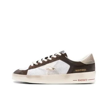 Golden Goose Stardan Low Top Skateboard Shoes Men's Brown