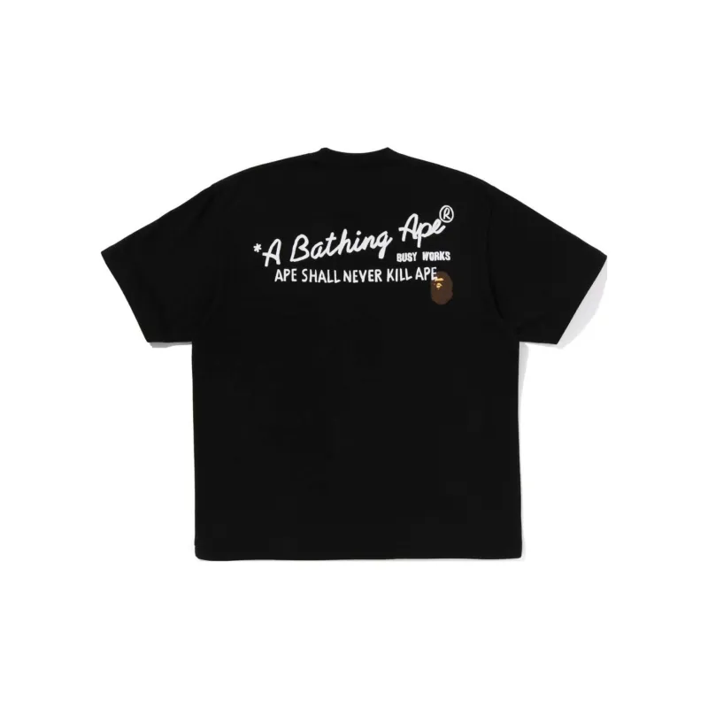 Bape Hand Draw Bape Relaxed Fit Tee-1