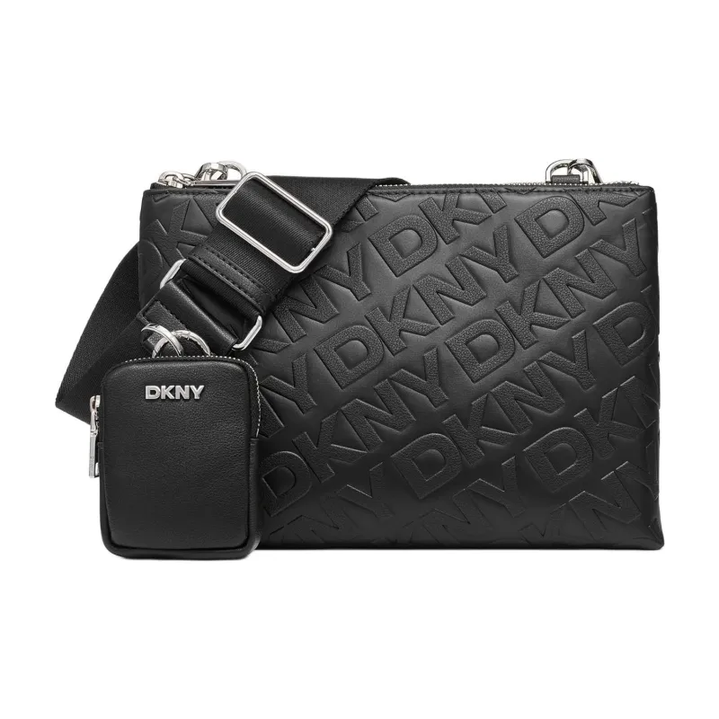 DKNY Polyurethane Shoulder Bag Crossbody Bag Women's Black-0