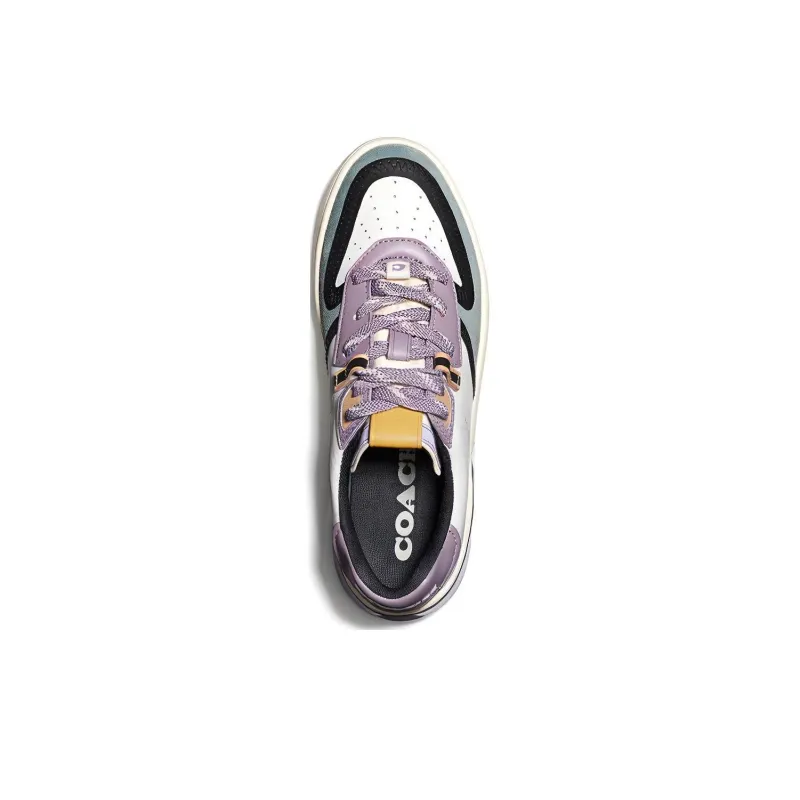 COACH CitySole Court Stylish Skateboarding Shoes Women's Purple-2