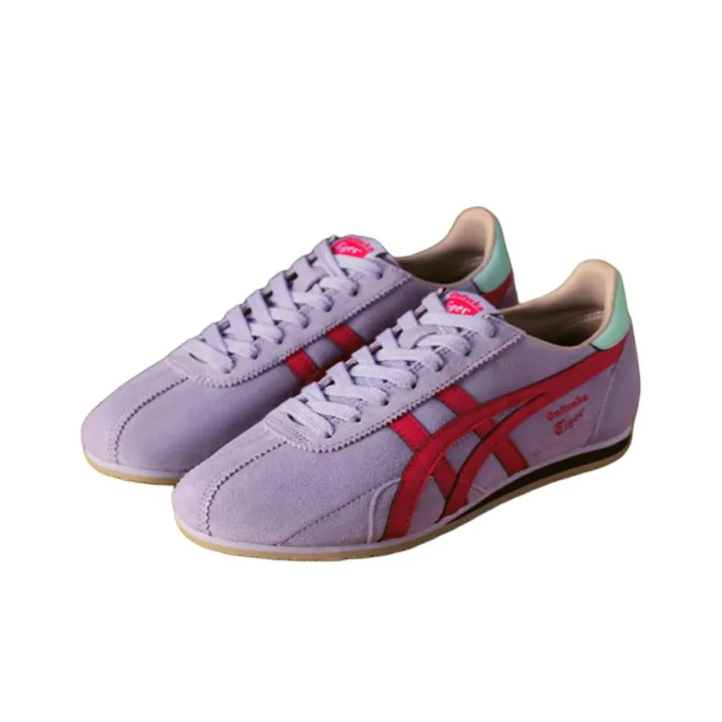 Onitsuka Tiger Runspark Anti Slip Wear Resistant Low Top Casual Shoes Unisex Fuchsia-2