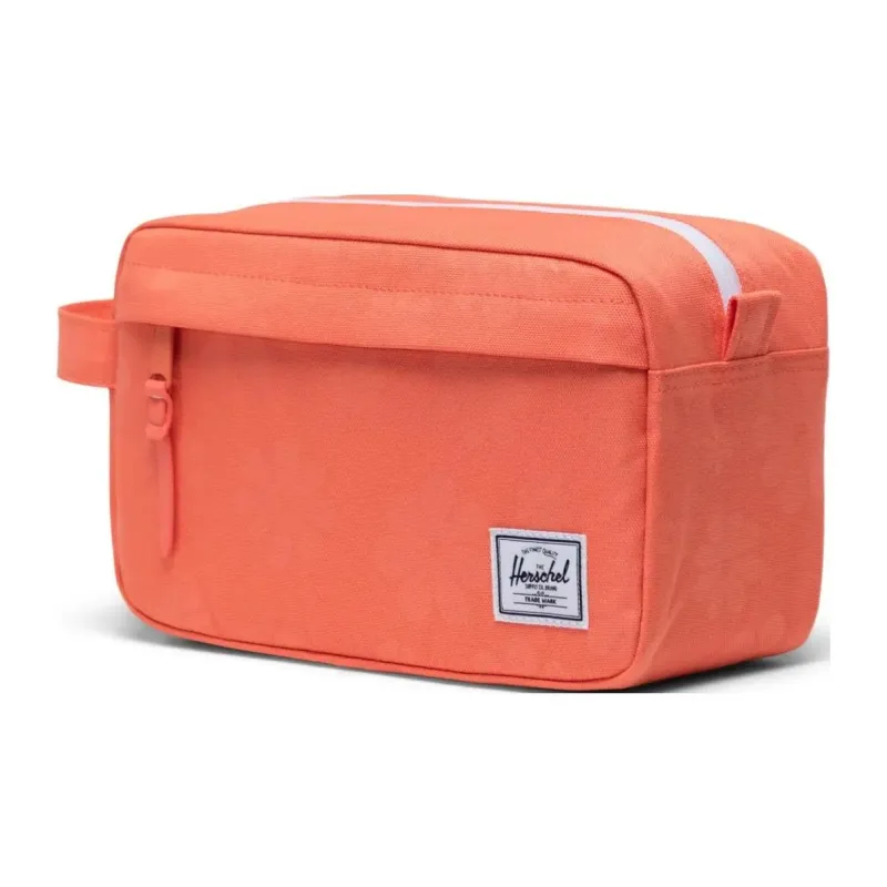 Herschel Recycled Nylon Toiletry Bag Regular Unisex Coral Sunflower Yellow-1