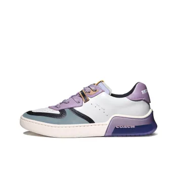 COACH CitySole Court Stylish Skateboarding Shoes Women's Purple