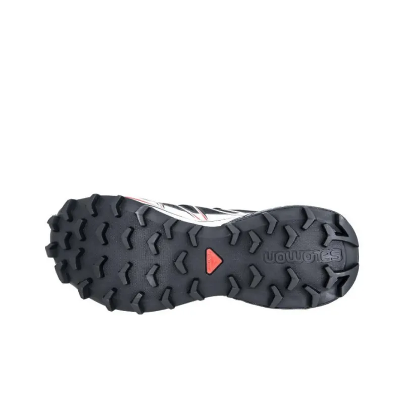 SALOMON SPEEDCROSS PRO Abrasion Resistant Low Top Trail Running Shoes Men Black White-3