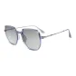 Transparent Purple Frame with Gray Lens