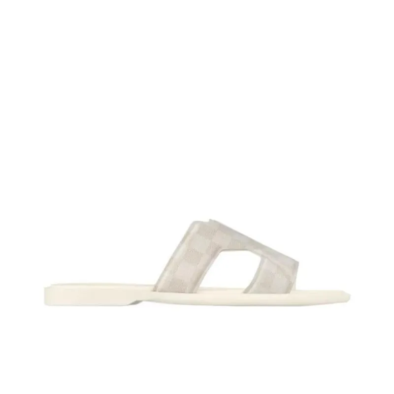 LOUIS VUITTON Oasis Slide Slippers Men White-1