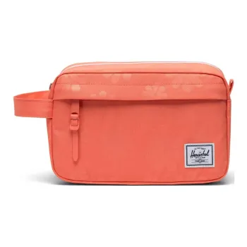 Herschel Recycled Nylon Toiletry Bag Regular Unisex Coral Sunflower Yellow