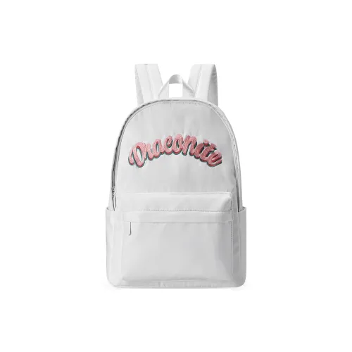 DRACONITE Polyester Student Backpack Regular Unisex White